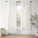 Linen Curtains 63 Inch for Living Room