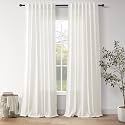 Nanspring Linen Curtains 90 Inch for Living