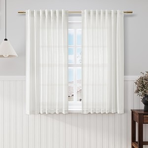 Nanspring Off White Cafe Curtains 54 Inch