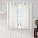 Off White Cafe Curtains 54 Inch Length
