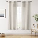 Linen Curtains 63 Inch Long for Living