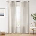 Linen Curtains 84 Inch Long for Living