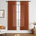 Linen Curtains 72 Inch Long for Living