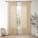 Linen Curtains 84 Inch Long for Living