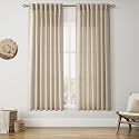 Linen Curtains 63 Inch for Living Room