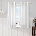 Nanspring White Cafe Curtains 54 Inch Length