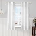 White Kitchen Curtains 63 Inch Length 2