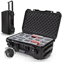 NANUK 935 Hard Case for Camera &amp; Lenses with Padded Divider – Waterproof Equipment Case with Wheels, 22” x 14” x 9” – Dustproof, Impact Resistant, Carry-On Approved for Most Airlines – Black