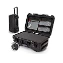 NANUK 935 Hard Case with Cubed Foam and Lid Organizer for Camera &amp; Lenses – Waterproof Protective Equipment Case with Wheels, 22” x 14” x 9” – Dustproof, Carry-On Approved for Most Airlines – Black