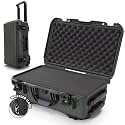 NANUK 935 Hard Case with Cubed Foam for Camera &amp; Lenses – Waterproof Protective Equipment Case with Wheels, 22” x 14” x 9” – Dustproof and Impact Resistant, Carry-On Approved for Most Airlines – Olive