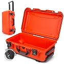 NANUK 935 Hard Case Empty - Waterproof with Wheels, 22"x14"x9" - Dustproof and Impact Resistant, Carry-On Approved for Most Airline - Orange