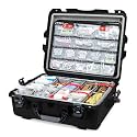 Nanuk 945 EMS Emergency Medical Service/First Aid Hardcase with Lid Organizer and Divider System (Black)