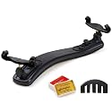 NANYI 1/2 Violin Shoulder Rest for Kids, Adjustable, with rosin & mute -Set
