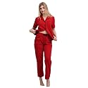 NAP BOUND 100% Cotton Women's Pajama Sets Short Sleeve Button Down Soft Pjs 2 Piece Lounge Set with Pocket Nightwear XS-XXL
