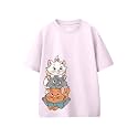 Nap Chief Girls Cotton Official Character T Shirt, Printed T Shirt for Kids Casual Wear