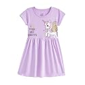 Nap Chief Girls Printed Round Neck Fit
