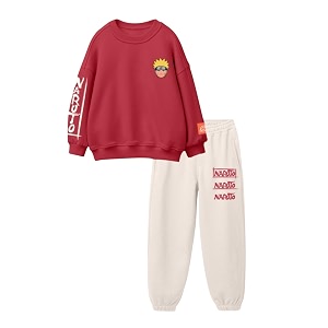 nap chief kids cotton official anime characters co ord set for boys amp girls pokmon amp naruto printed sweatshirt and joggers clothing set for casual wear