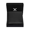 NAPA HIDE Black Leather Wallet for Men I Handcrafted I 4 Credit/Debit Card Slots I 2 Currency Compartments I 1 Transparent ID Window