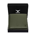 NAPA HIDE Metal Card Holder for Men &amp; Women | RFID Blocking Stainless Steel Visiting &amp; Credit Card Case | Sleek Pocket Wallet with Lock (Metal Finish) (Green)