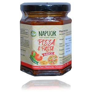 napuor organics pizza pasta sauce-no chemicals or preservatives 300gm