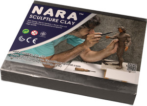 nara sculpture clay - grey art clay