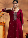 NARACHI TEXWORLD Women Embroidered A-line Kurta