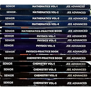 narayana senior jee advanced maths physics chemistry - set of 14 books - only 40 years