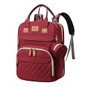 Narayanmuni Diaper Bag Backpack, All-in-One Baby Bags for Boy Girl, Multifunction Large Travel Backpack with Portable Changing Pad, Mosquito Net, Stroller Straps, Pacifier Case , USB Charging Port and Insulated Pockets