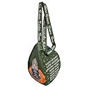 Narsimha Printed Gomukhi Japa Mala Bag with Zip Pocket, Cotton Chanting Bag for Mantra Jaap, Tulsi/Rudraksha Mala Storage(Colorful) (Olive)