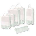 Narwey Compression Packing Cubes for Women Kids, Travel Organizer Bags
