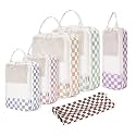Narwey Compression Packing Cubes for Women Kids, Travel Organizer Bags
