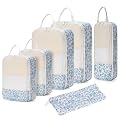 Narwey Compression Packing Cubes for Women Kids, Travel Organizer Bags