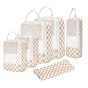 Narwey Compression Packing Cubes for Women Kids, Travel Organizer Bags