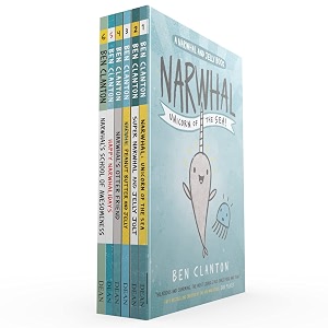 narwhal and jelly 6-book shrinkwrap pa
