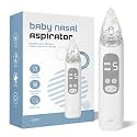 Nasal Aspirator for Baby with 5-Level Adjustable Suction (White)