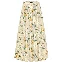 NASHALYLY Women's Chiffon Elastic High Waist Pleated A-Line Maxi Skirts