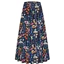 NASHALYLY Women's Chiffon Elastic High Waist Pleated A-Line Maxi Skirts