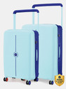 NASHER MILES Dubai TSA Lock Hard-Sided Polypropylene Luggage Set Trolley Bags (65&75) Check-in Suitcase 8 Wheels - 28 inch
