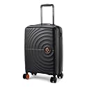 Nasher Miles Polypropylene (PP) Spinner Seattle Hard-Sided Cabin Luggage 20 inch | 55cm | 8 Wheels Small Trolley Bag for Travel | Suitcase (Black)