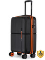 NASHER MILES Springfield Hard-Sided Polypropylene Luggage Black