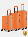 NASHER MILES Springfield HardSide Polypropylene 3 Orange
