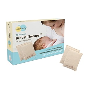 nasobuddy breast therapy all natural rice packs relieve engorgement clogged ducts stimulate let down and helps to increase milk flow