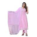 NASRO Women39s Viscose Rayon Printed Embroidered Round