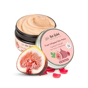 nat habit fig rose skin malai body cream body butter cold cream winter  skin brightening 24 hr moisture shea butter milk body lotion - 120ml pack of 1