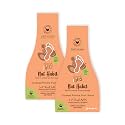 Nat Habit Fresh 3P-AHA Foot Ubtan, Foot Scrub with Crushed Pumice Stone| For Hard Skin Relief, Deep Exfoliating| Prevents Aging and Wrinkles | 100% Natural, Ayurveda Inspired, Pack of 2