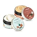 Nat Habit Multi-Nut Shea Omega-3 Fresh Whipped Skin Malai/Cream for Deep Hydration &amp; Double Cocoa Intense DermaCare Skin Malai/Cream for for extreme dryness - 120 ml Each (Combo Pack of 2)