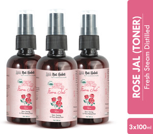 nat habit pure gulab jal rose water  toner men  women