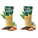 Nat Habit Ubtan Face Wash, Fresh Daily Tikta For Men & Women, Skin Brightening With Activated Wild Turmeric, Suitable For All Skin Types, Chemical & Sulphate Free, 100g (Pack of 2)