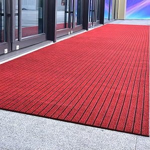 anti slip door mat floor mat for living room with anti slip backing anti skid door mats for home kitchen entrance hospital bathroom mat size 4x20 feet color red