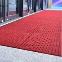 Anti Slip Door Mat, Floor Mat for Living Room with Anti Slip Backing, Anti Skid Door Mats for Home, Kitchen, Entrance, Hospital, Bathroom Mat [Size 4x20 feet, Color Red]